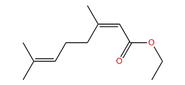 (Z)-Ethyl 3,7-dimethyl-2,6-octadienoate